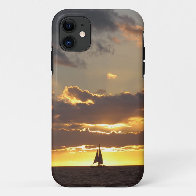 Sail boat at sunset Case-Mate iPhone case (Back)