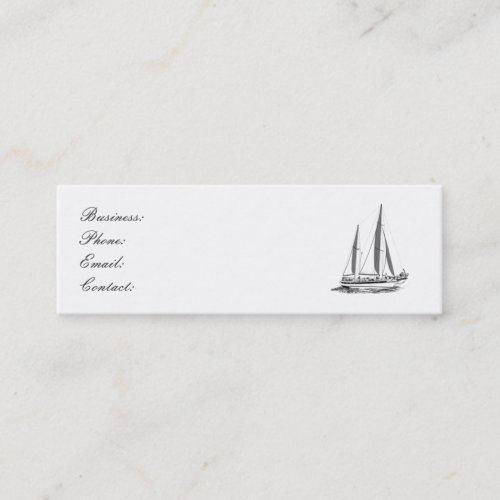 Sail Boat Business Card