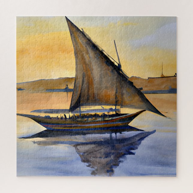Sail boat jigsaw puzzle (Vertical)