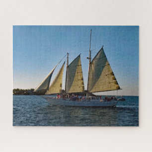 Sail Boat Key West Sunset Cruise Jigsaw Puzzle