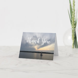 Sail Boat Nautical Thank You Notes