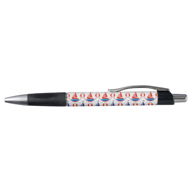 Sail Boat Pattern Pen (Top)