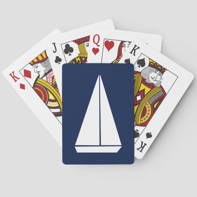Sail Boat Poker Cards (Back)