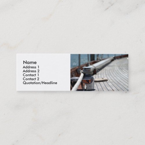 sail boat rope business card template