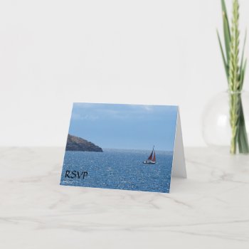 Sail Boat Rsvp Cards by ChristyWyoming at Zazzle