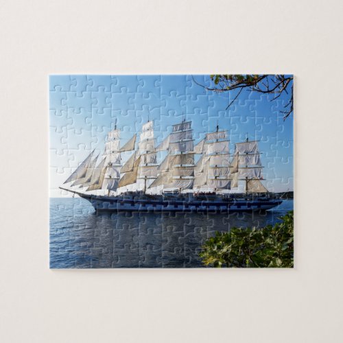 Sail boat schooner sailboat jigsaw puzzle