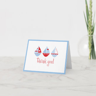 Sail Boat Thank You Card