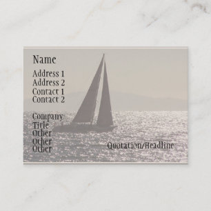 Sail Boats Business Card