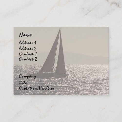Sail Boats Business Card