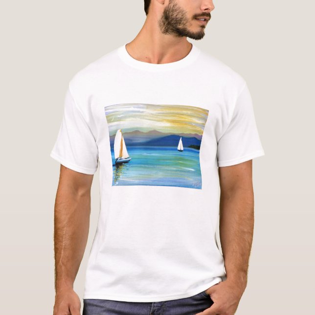 Sail boats T-Shirt (Front)
