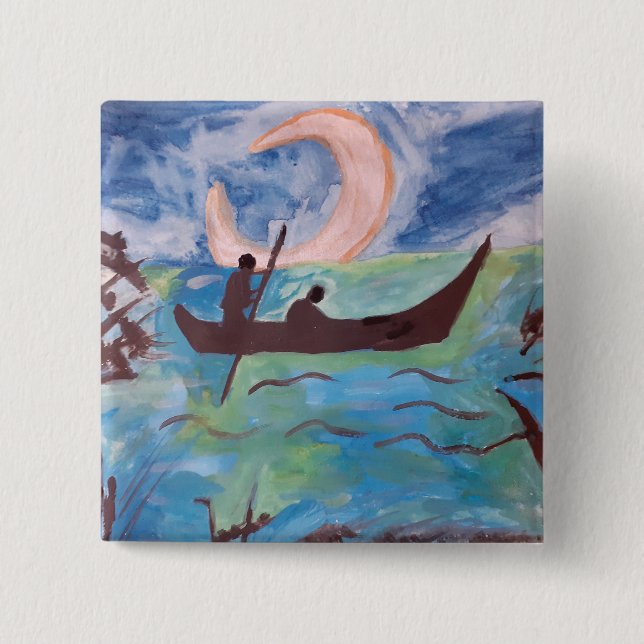 Sail by Moonlight Button (Front)