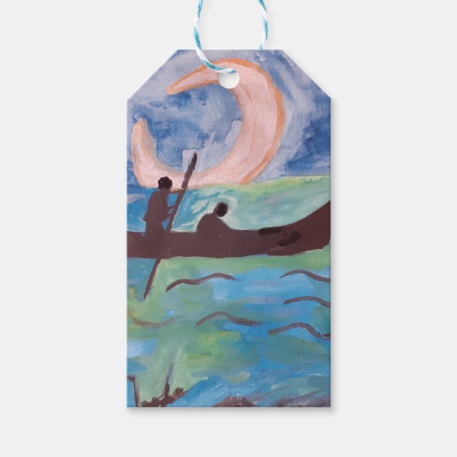 Sail By Moonlight  Gift Tags (Front)