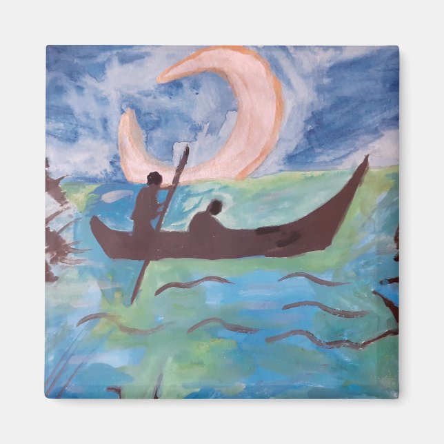 Sail by Moonlight Magnet (Front)