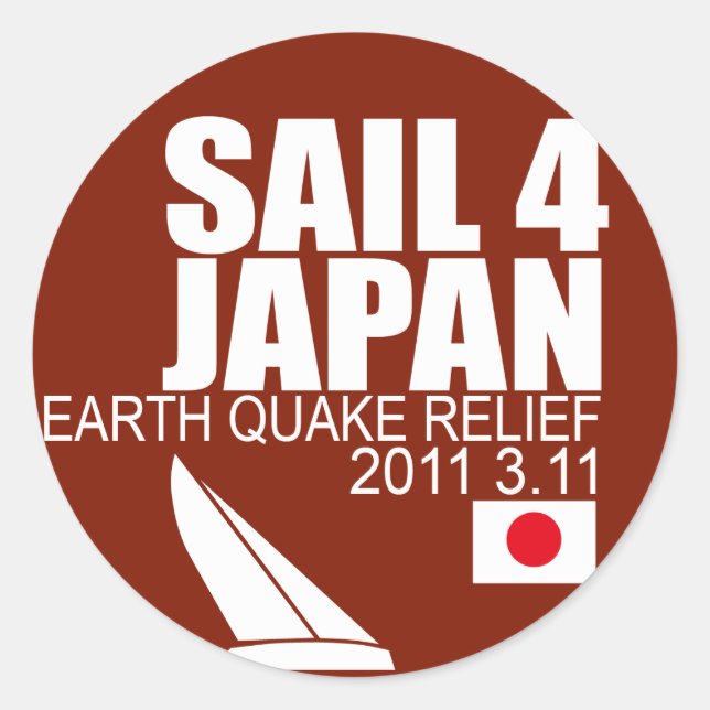 Sail for Japan Sticker (Front)