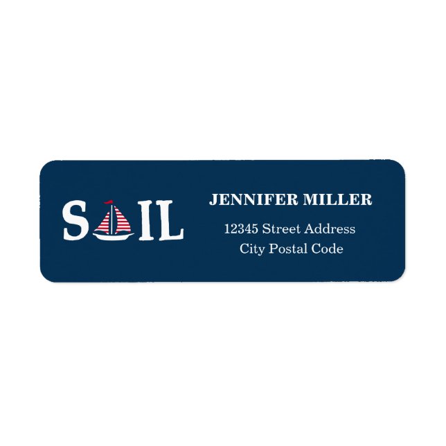 Sail Label (Front)