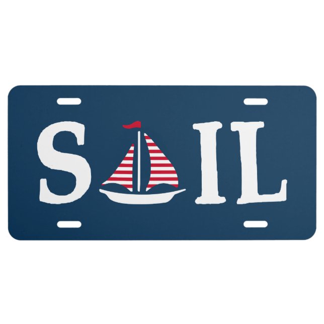 Sail License Plate (Front)