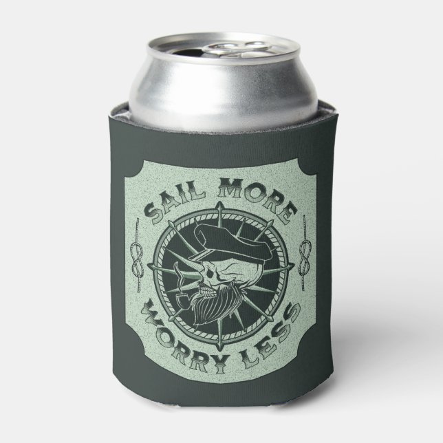 Sail more worry less can cooler (Can Front)