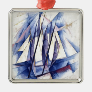 Sail Movements Metal Ornament
