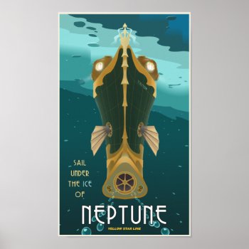 Sail Neptune Poster by stevethomas at Zazzle
