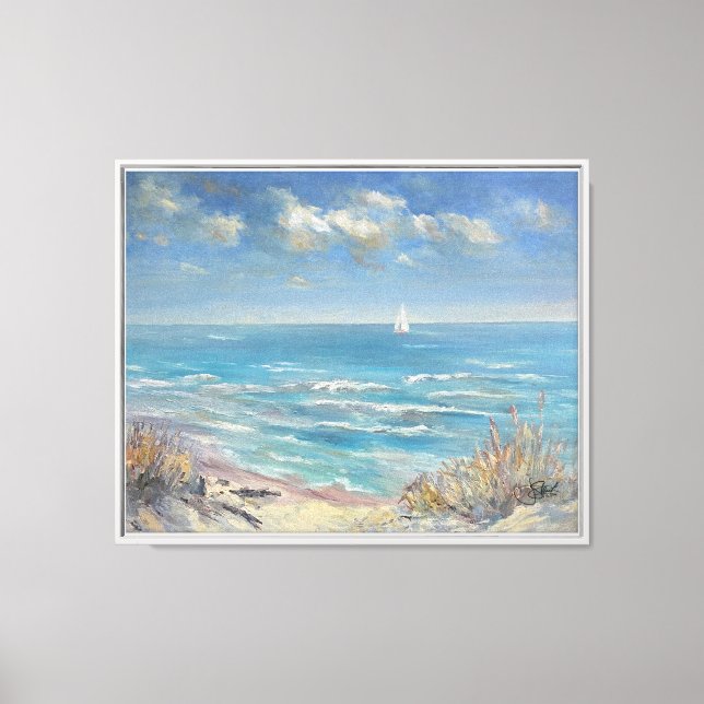 Sail On 16" x 20"  Canvas Print (Front)