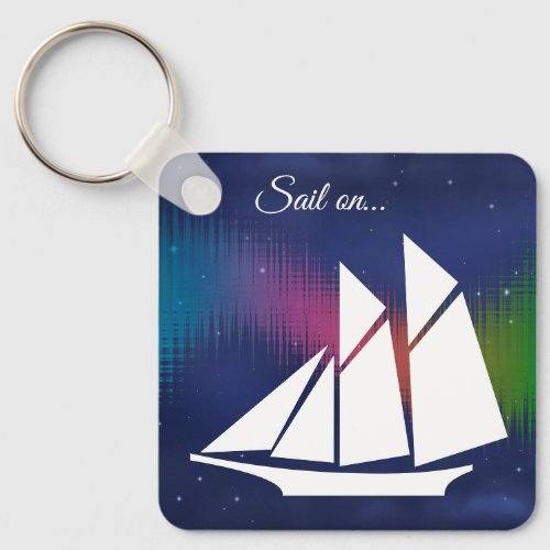 Sail On Keychain