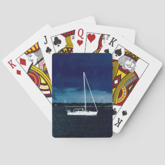 Sail On The Blue Poker Cards