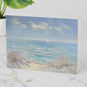 Sail On Wooden Box Sign