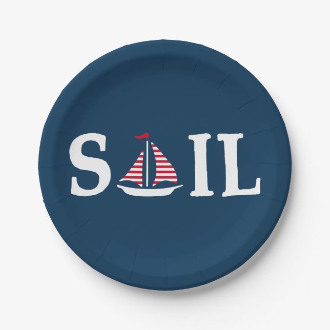 Sail Paper Plates (Front)