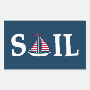 Sail Rectangular Sticker