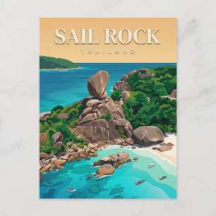 Sail Rock Thailand Postcard