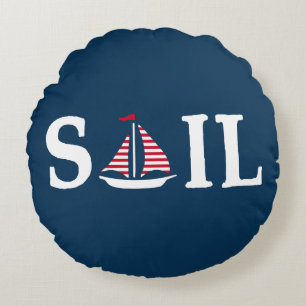 Sail Round Pillow
