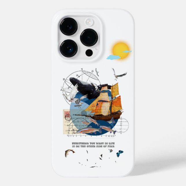 Sail Sea Ship   Case-Mate iPhone Case (Back)