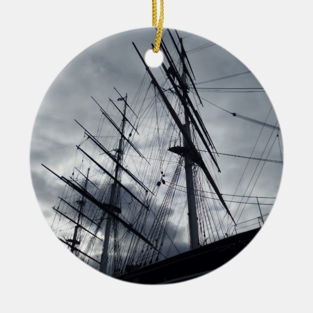 Sail Ship Ornament (Front)