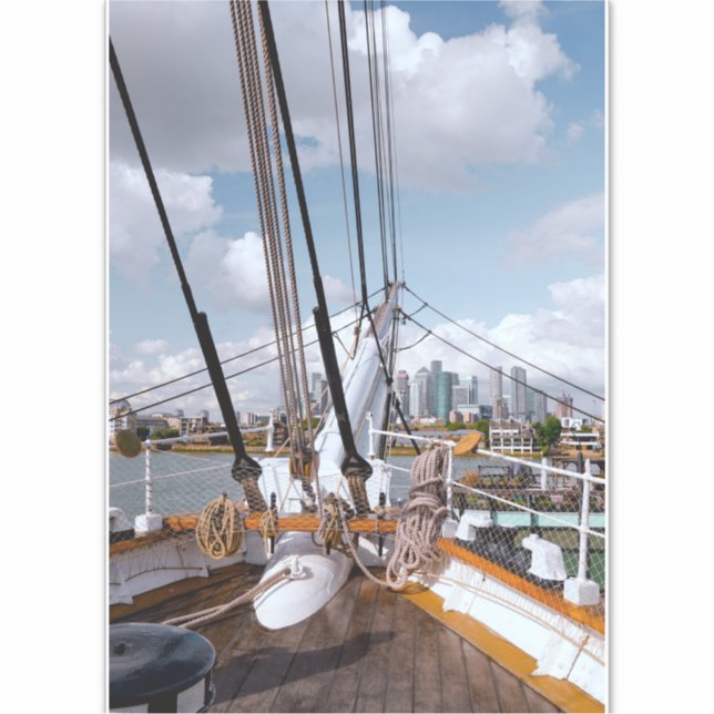 Sail Ship Sticker (Front)