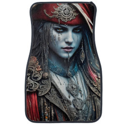 Sail the High Seas of Imagination with Pirate Girl Car Floor Mat
