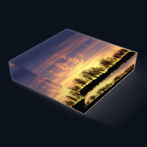 Sail the Night Sky Paperweight