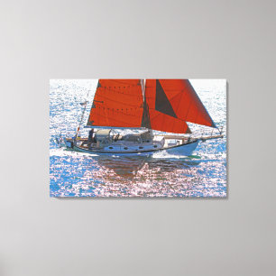 SAIL THE SEAS 24x36 Canvas Print