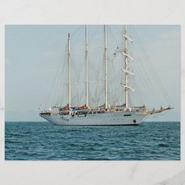 Sail vessel flyer (Front)
