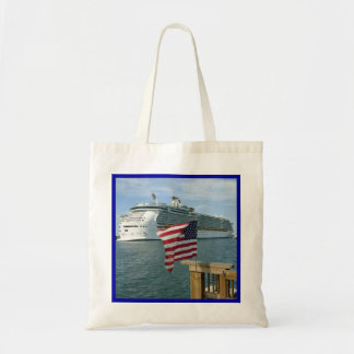 Sailaway with Flag Tote Bag