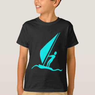 Sailboarding - Cyan T-Shirt