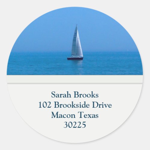 Sailboat Address Labels