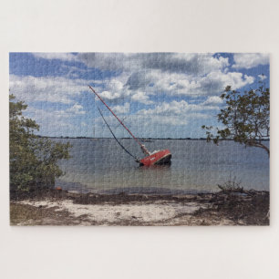 Sailboat Aground Jigsaw Puzzle