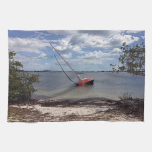 Sailboat Aground Towel