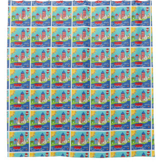 Curtains Ideas cityscape shower curtain : Hot Air Balloon Shower Curtains | Zazzle