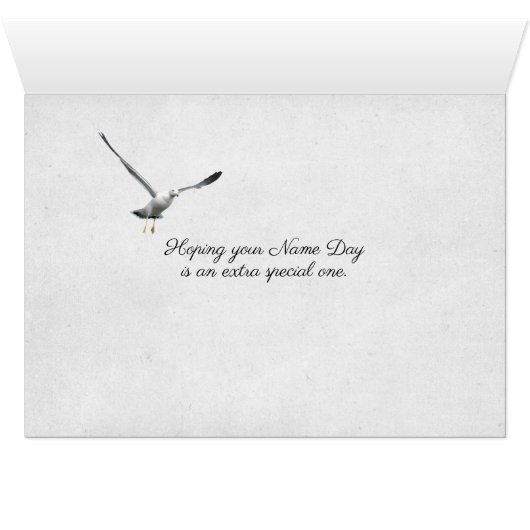 Sailboat and Sunset Name Day (Inside Horizontal (Bottom))