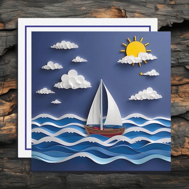 Sailboat and Sunshine | Paper Quilling  (Creator Uploaded)