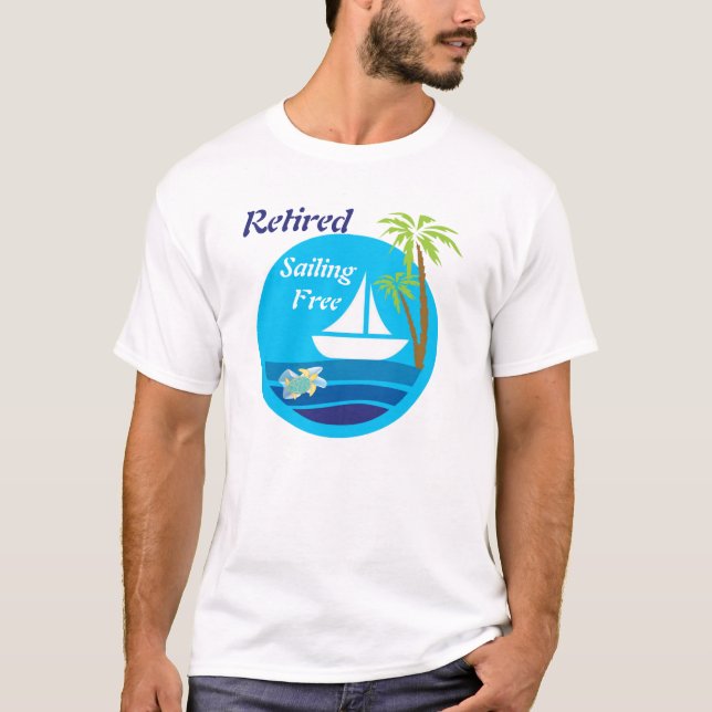 Sailboat and Turtle T-shirt (Front)