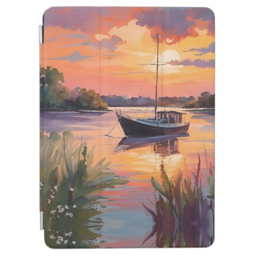 Sailboat at Sunrise iPad Air Cover