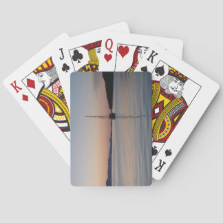 Sailboat at Sunset Poker Cards