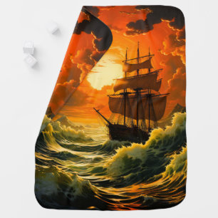 Sailboat Baby Blanket